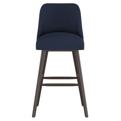 30" Geller Modern Barstool Navy Velvet - Project 62™