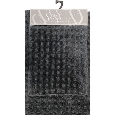 The Lakeside Collection 2-Pc. Soft Sensations Waffle Micropoly Bath Set