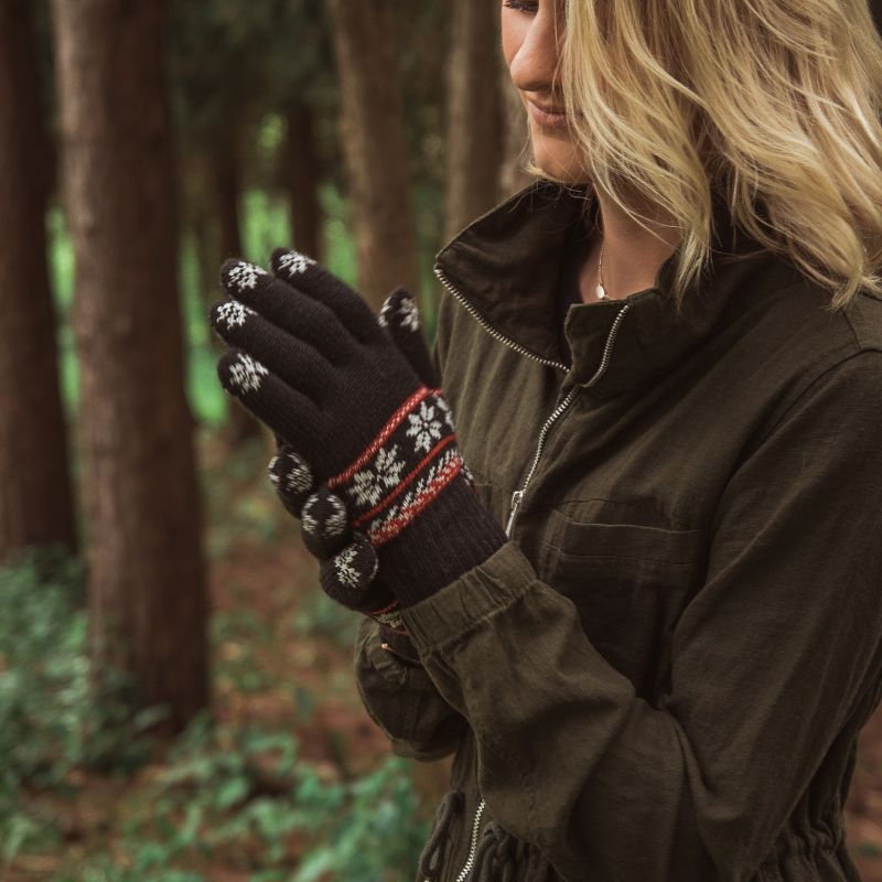 MUK LUKS Women's Lined Touchscreen Gloves, 3 of 4