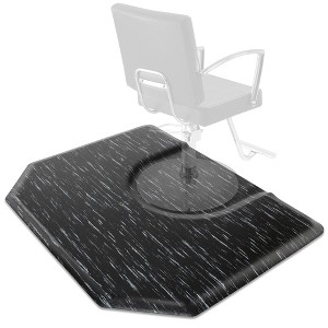 Saloniture Hexagon Salon & Barber Shop Chair Anti-Fatigue Floor Mat - 1 of 4