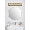 Elegant Lighting Monroe Integrated LED chip light gold Wall Sconce Clear Royal Cut Crystal - 3 of 4