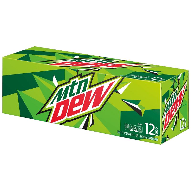 Mountain Dew Citrus Soda - 12pk/12 fl oz Cans, 3 of 5