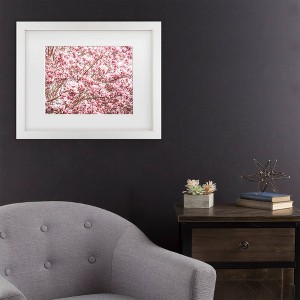 Trademark Fine Art Philippe Sainte Laudy Magnolias of March Matted Framed Art - 1 of 4