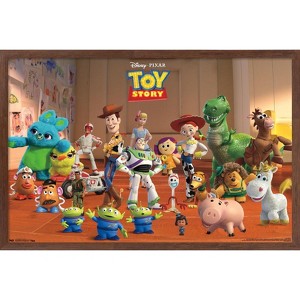 Trends International Disney Pixar Toy Story 4 - Collage Framed Wall Poster Prints - 1 of 4