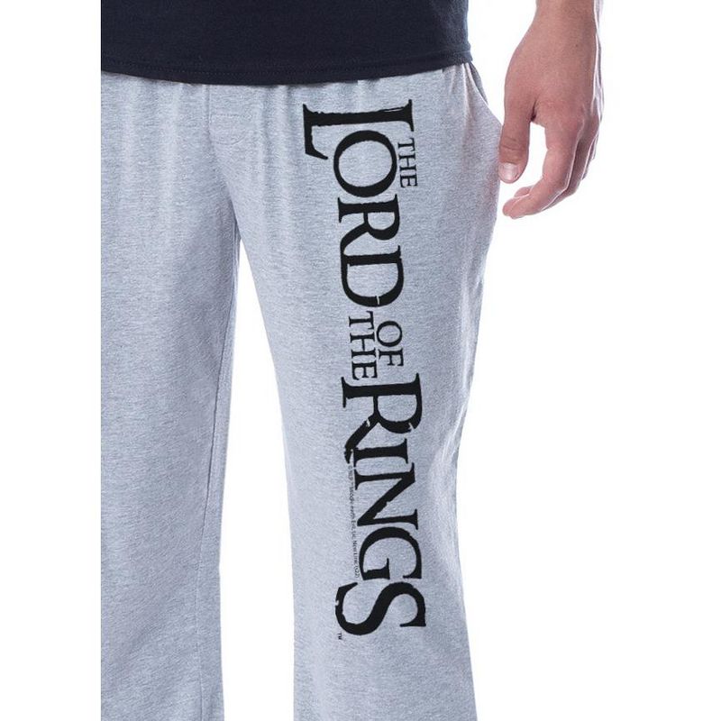 The Lord Of The Rings Mens' Movie Gondor White Tree Sleep Pajama Set Multicolored, 3 of 5