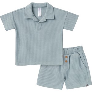 Modern Moments™ by Gerber Toddler Boys' 2-Piece Johnny Collar and Shorts Set - 1 of 4