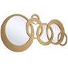 23"x56" Wooden Geometric Circles Wall Mirror Gold - Olivia & May: Contemporary Style, No Assembly Required - 4 of 4