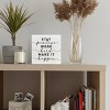 Inspirational Wooden Box Sign, Stay Positive Work Hard, Inspirational Home Office Desk Decor - 2 of 4