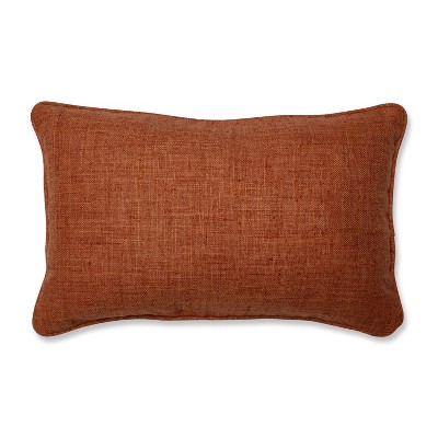 rust orange pillow