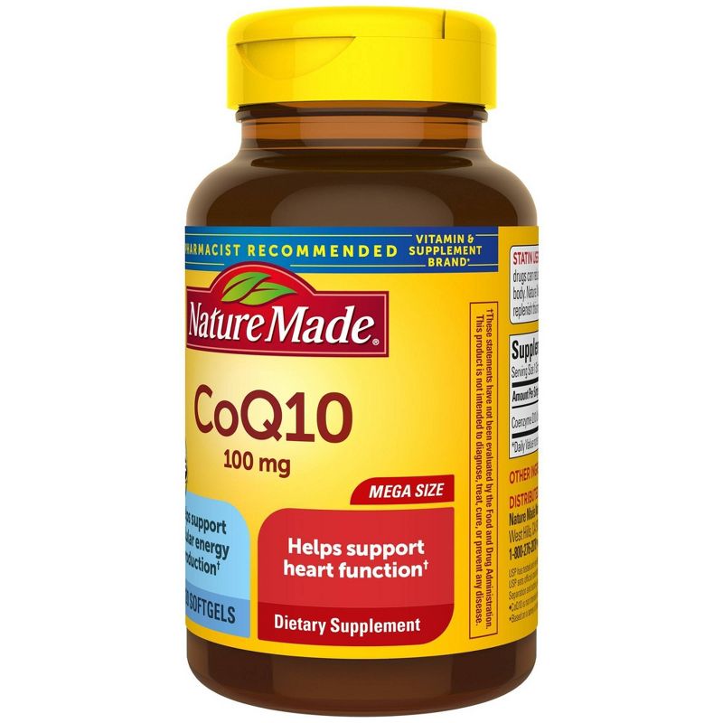 Nature Made 100mg CoQ10 Softgel - 120ct, 6 of 11
