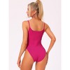 Allegra K Women's Sleeveless Sweetheart Neck Y2K Basic Clubwear Bodysuits Tank Top - 4 of 4