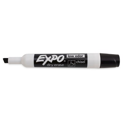 Expo 4pk Dry Erase Markers Chisel Tip Black