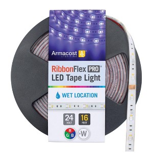 Armacost Lighting RibbonFlex Pro 24V RGB+W LED Outdoor Strip Light Tape 30+30LED/m Cabinet Lights - 1 of 1