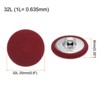 Unique Bargains Suit Dress Blouse Aluminum Fabric Cloth Covered Sewing Buttons 30 Pcs - 2 of 4