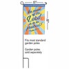 Dicksons FLAG-2133 The Name To Be Praised Blue, Orange, and Yellow 18 x 13 Inch Polyester Decorative Garden Flag - 2 of 2