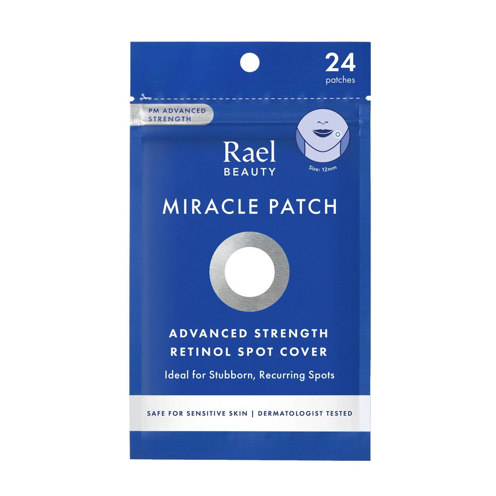 Photos - Cream / Lotion Rael Miracle Patch Advanced Strength Retinol Spot Cover Pimple Patches - 24ct: Vegan, Unscented, For Sensitive, Acne-Prone S 