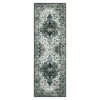 Washable Vintage Area Rug Oriental Floral Print Throw Carpet Boho Accent Throw Rugs - 2 of 4