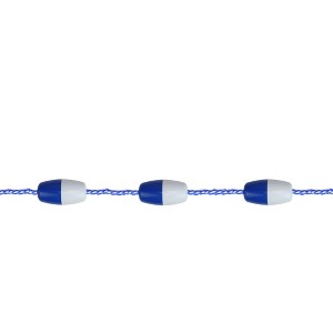 Pool Central Safety Depth Marker Rope Kit with Floating Buoys 25' - Blue/White - 1 of 2
