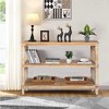 Bella Depot 47.24" Long Wooden Entryway Table 3-Tier Console Table for Living Room and Hallway - 2 of 4