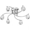 Quoizel Lighting Clear Hollow 1 - Light Flush Mount in  Polished Chrome - 3 of 3