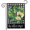 Briarwood Lane Magnolia Wreath Burlap Garden Flag Welcome Floral 18" x 12.5" - 2 of 4