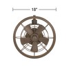 18" Casa Vieja Big Sky Mission Indoor Outdoor Ceiling Fan with Wall Control Mounted Adjustable Oil Rubbed Bronze Cage Damp Rated for Patio Exterior - 4 of 4