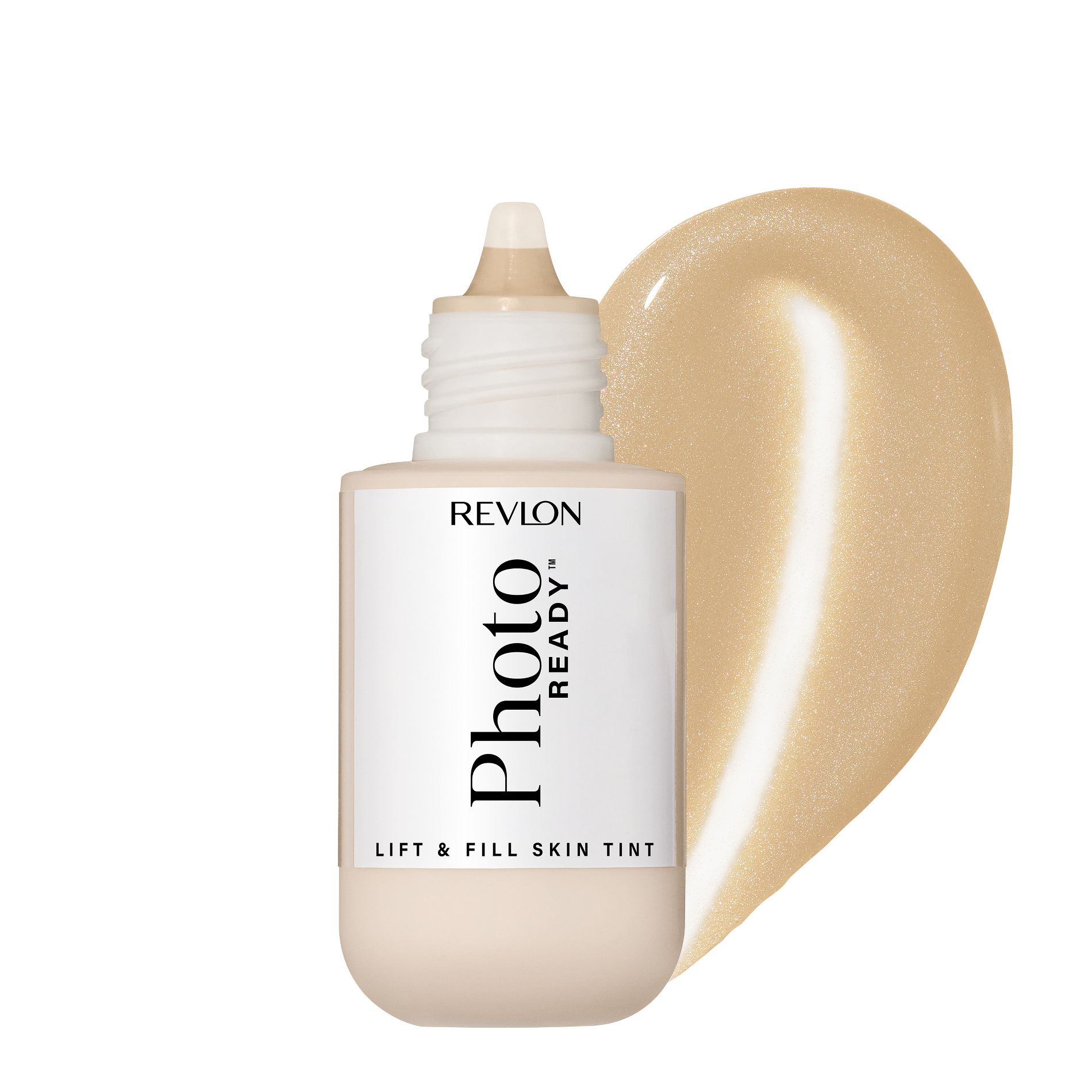 Revlon PhotoReady Lift & Fill Skin Tint - Multi-Use Glow Enhancer - 100 - 1 fl oz: For Face, Normal to Mature Skin, Buildable Coverage