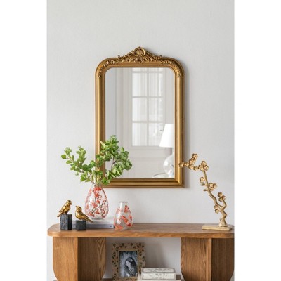 23.5" x 37.5" Arched Decorative Wall Mirror with High-Quality Glass, Luxury Accent Mirror for Bedroom, Living Room or Entryway – The Pop Home