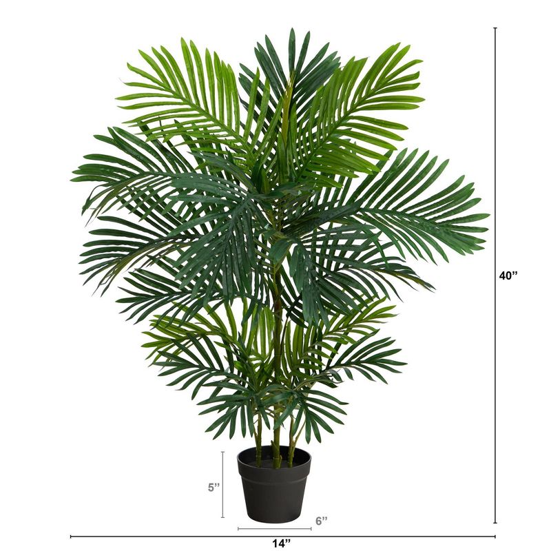 40&#34; Indoor/Outdoor Areca Artificial Palm Tree - Nearly Natural, 5 of 6