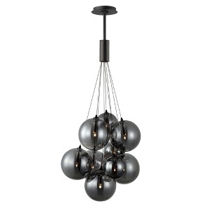 ET2 Lighting Burst 9 - Light Pendant in  Black - 1 of 3
