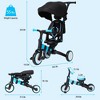 7 in 1 Baby Tricycle, Foldable Toddler Tricycle with Removable and Adjustable Parent Handle - 3 of 4