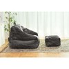 CAVINAS Bean Bag Chair with Memory Foam, Bean Bag Sofa with Tufted Soft Stuffed Filling, for Dorm, Apartment, Living Room - 4 of 4