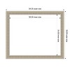 Amanti Art 28"x34" Mezzo Silver Framed Magnetic Dry Erase Board - 4 of 4