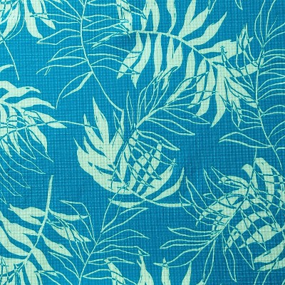 Palm Leaf Table Cover Teal - Sun Squad&#8482;