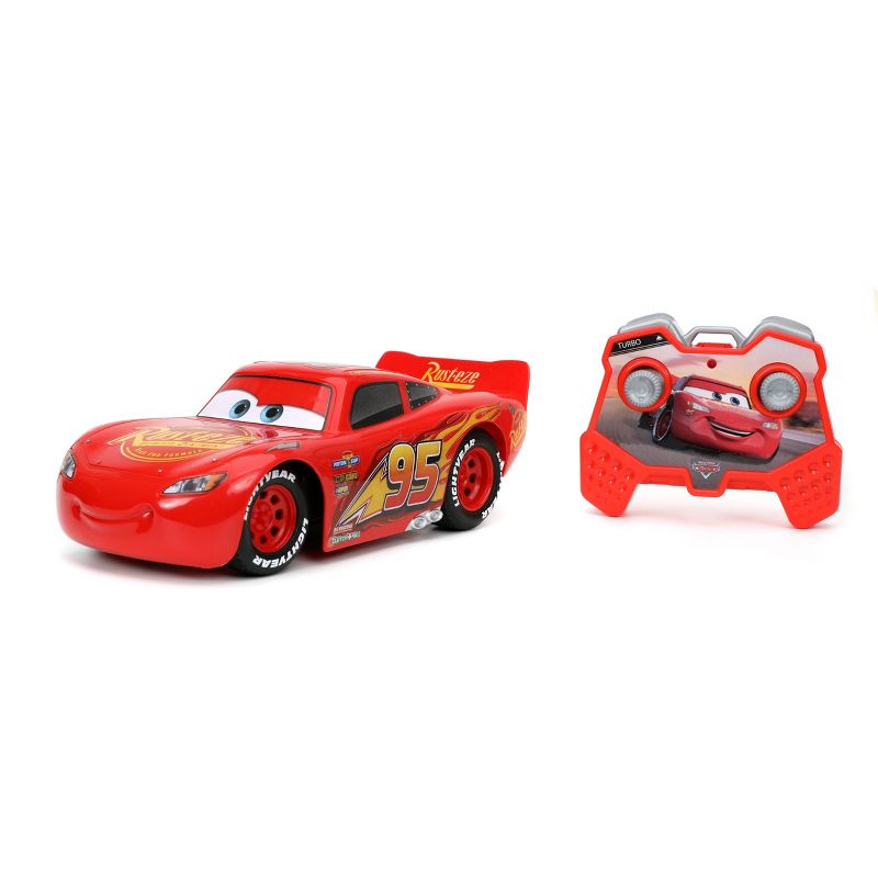 Cars Lightning McQueen RC 1:24 Scale Remote Control Car 2.4 Ghz, 1 of 8