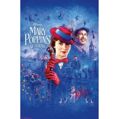 22.375" x 34" Disney Mary Poppins Returns - Sketch Unframed Wall Poster Print - Trends International