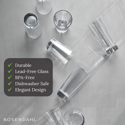 Grand Cru Clear Lead-Free Glass Long Drink Set, 10.1 Oz, 4 Pcs