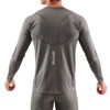 SKINS SERIES-3 MEN'S LONG SLEEVE ACTIVE TOP CHARCOAL - 2 of 4