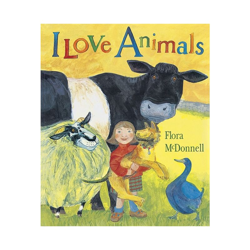 I Love Animals Big Book - (Candlewick Press Big Book) by  Flora McDonnell (Paperback), 1 of 2