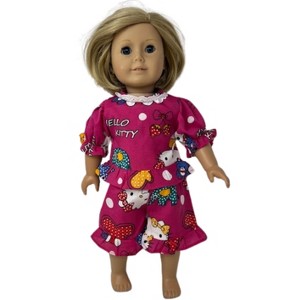 Doll Clothes Superstore Handmade Kitten Cute Pajamas Fit Our Generation American Girl and My Life Dolls - 1 of 4