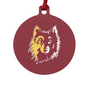 Northern State University Primary Logo Aluminum Holiday Christmas Tree Ornament  3.0" (7.6 cm) x 3.37" (8.6 cm) - 1 of 4