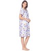 Casual Nights Women's Snap front House Dress Short Sleeve Woven Duster Housecoat Lounger Robe - 2 of 4
