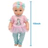 New Adventures Little Darlings: 15" Hop On Baby Set - Pink - 3 of 4