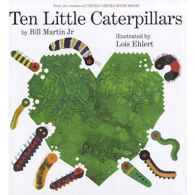 Ten Little Caterpillars - by  Bill Martin (Hardcover)