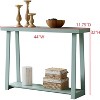 Kings Brand Emma Narrow Console Table with Shelf – Ideal for Entryway, Sofa, Hallway, Living Room, Office, Foyer, 44 Inch - 2 of 4