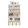 LIVAREEmlen 73'' Kitchen Baker's Racks,6 Level Flip Door with Pegboard Spacious,Adjustable & Stylish,for Kitchen,Dining Room,Living Room - 2 of 4