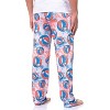 Seven Times Six Grateful Dead Men's Allover Steal Your Face Logo Tie Dye Adult Pajama Pants Multicolored - 4 of 4