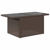 vidaXL 5 Piece Patio Sofa Set with Cushions Brown and Cream Poly Rattan - Without Storage - 3 of 4
