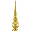 Northlight Shiny Ball Finial Tower Commercial Christmas Decoration - 4.5' - Gold - 3 of 4