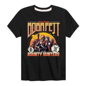Boys' - Star Wars - Boba Fett and the Bounty Hunters Band Short Sleeve Graphic T-Shirt - 1 of 4